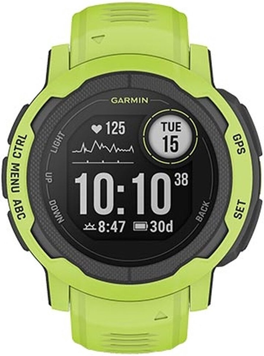 Garmin Instinct 2 Smartwatch - Robuust Sporthorloge met GPS - 30+ sport apps - Electric Lime
