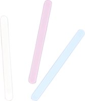 Silicone flat rod set 14cm x 1,3cm (3 pcs)