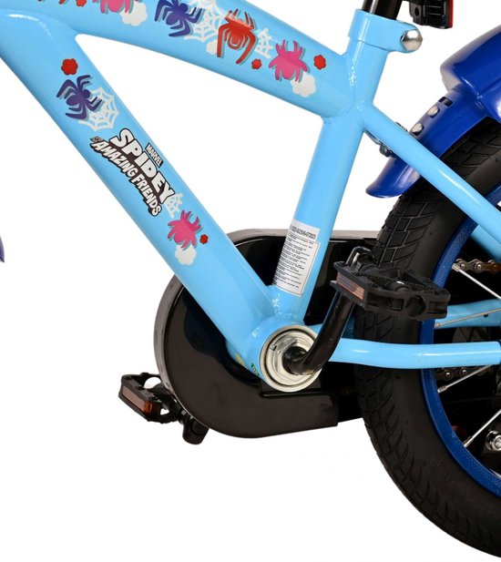 Vélo enfant Spidey - Garçons - 16 pouces - Bleu - Deux