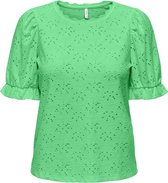 ONLY ONLNEW SMILLA S/S PUFF TOP PRI CS JRS Dames Top - Maat L