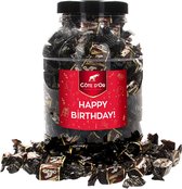 Côte d'Or Chokotoff chocolade met opschrift "Happy Birthday!" - chocolade verjaardagscadeau - pure chocolade met toffee - 1600g