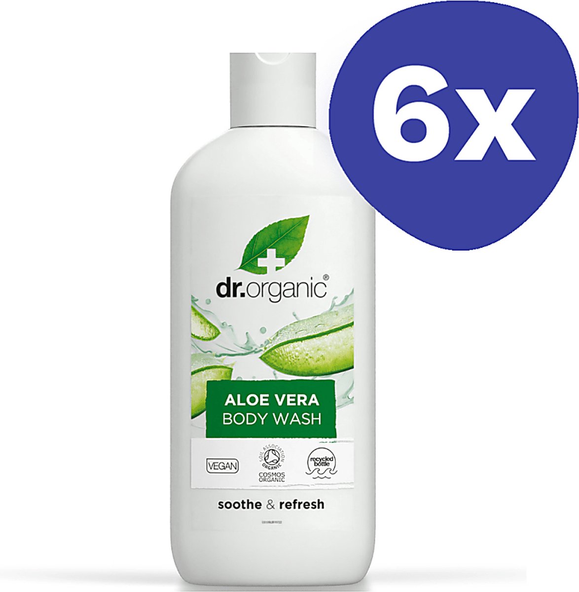 Goedkoopste Dr Organic Aloë Vera Douchegel (6x 250ml