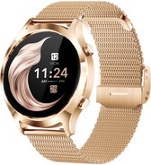 FOXLY® Smartwatch Ladies Pro Rose Gold HD - Smartwatch Femme & Homme - Montre podomètre - Oxymètre - iOS et Android