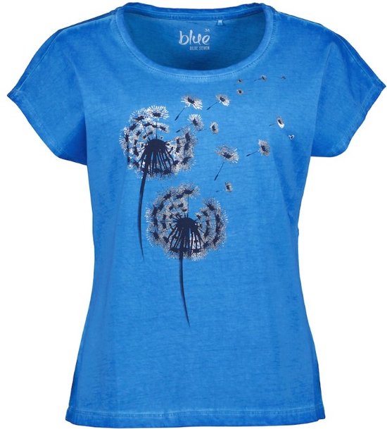 Blue Seven dames shirt - shirt dames - 105778 - blauw met print - KM