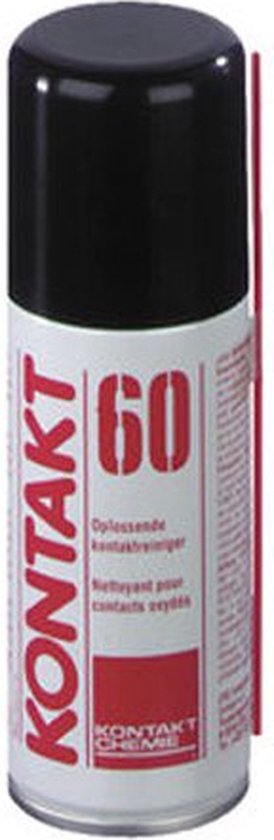 Kontakt Chemie - Kontakt 60 - Contactspray elektronica - Contact reiniger - Multispray - Anti-Roest en Anti-Corrosie - 100ml