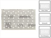 MIRKA Iridium 81x133mm P150 - Boîte de 50 pièces