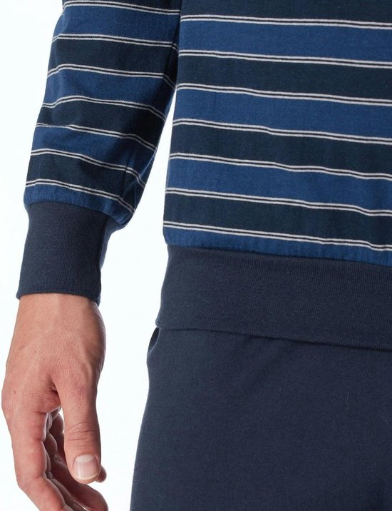 Schiesser Pantalon long pyjama - 800 Blue - taille XL (XL) - Hommes Adultes - 100% coton - 181534-800-XL