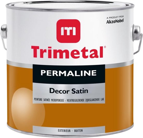 Trimetal Permaline Decor Satin - Wit - 2.5L