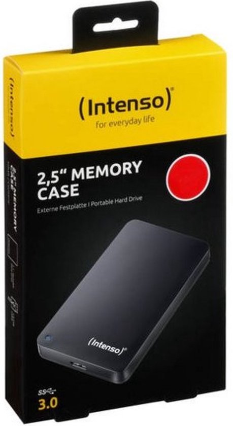 (Intenso) 2,5inch Memory Case 2 TB - Portable Externe HDD - 2TB - USB 3.2 Super Speed - Intenso