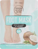 Hydraterend voetenmasker - 1 paar - Druivengeur - Met sheabutter en vitamine E - Foot mask with scent of grape - With Shea butter and vitamin E