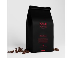 Kalo Koffie - Milano Espresso - Exclusieve koffie - Vers gebrand - 100% Arabica Koffiebonen - 1kg - Cadeau
