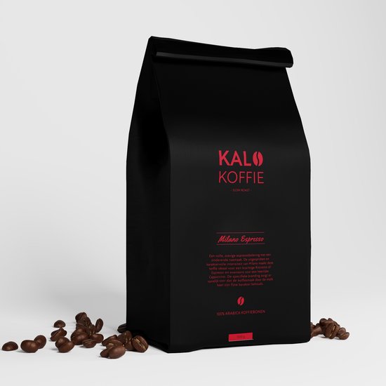 Kalo Koffie - 100% Arabica Koffiebonen - Milano Espresso - 1kg - exclusieve koffie