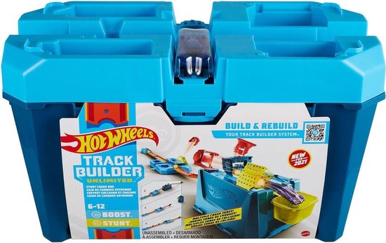 Hot Wheels Track Builder Crash stunt box Speelset