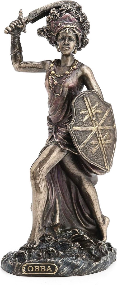Veronese Design Beeld/figuur - Obba Godin van Revieren - (hxbxd) ca. 22cm x 12cm x 8,5cm