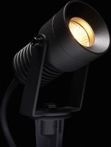 Cree LED prikspot Barcelos - 10W / RVS / 230V / IP65 / waterdicht / prikspots buiten / buitenverlichting / tuinverlichting / tuinspot / buitenspots / steekspots / warmwit