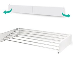 Equivera Wanddroogrek - Wanddroogrek Inklapbaar - Droogrek - Wand Droogrek - Wasrek Hangend - Schuifbaar