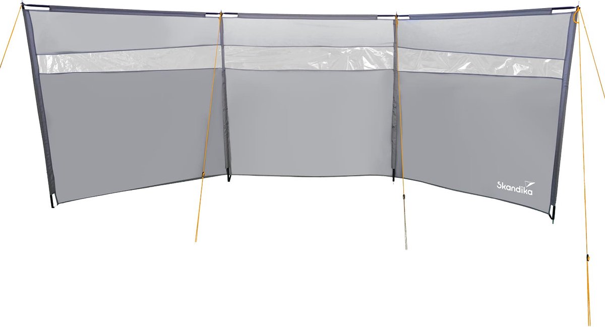 Skandika windscherm Bora 4,5 m - Camping privacy-scherm met stangen, stabiel, stormvast, zonder boren, zijdelingse zonwering, mobiele windvanger hek | voor tuin, strand, balkon, terras