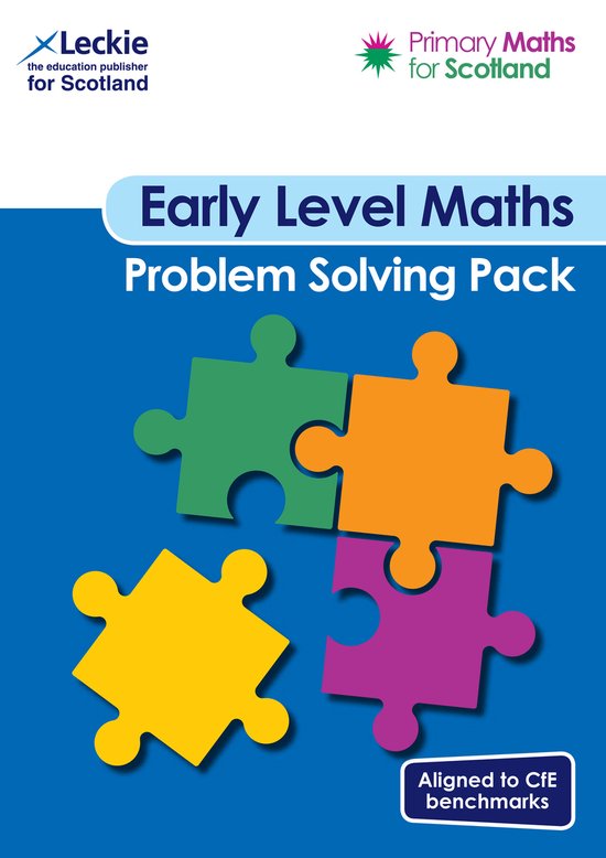 Primary Maths for Scotland- Early Level Problem Solving Pack - cover