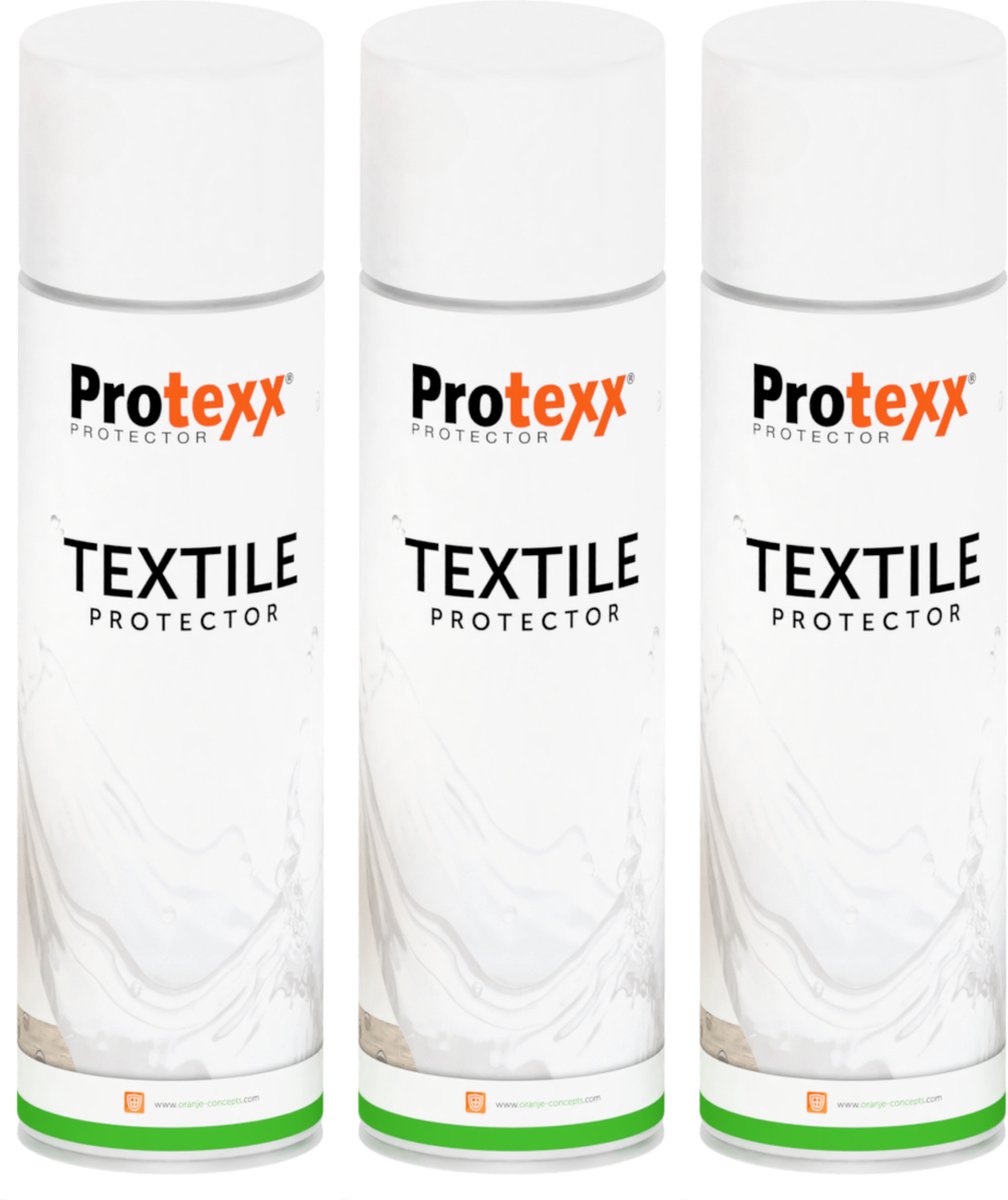 Protexx Textile Protector Spray - 3-Pack - 3x 500ml - 