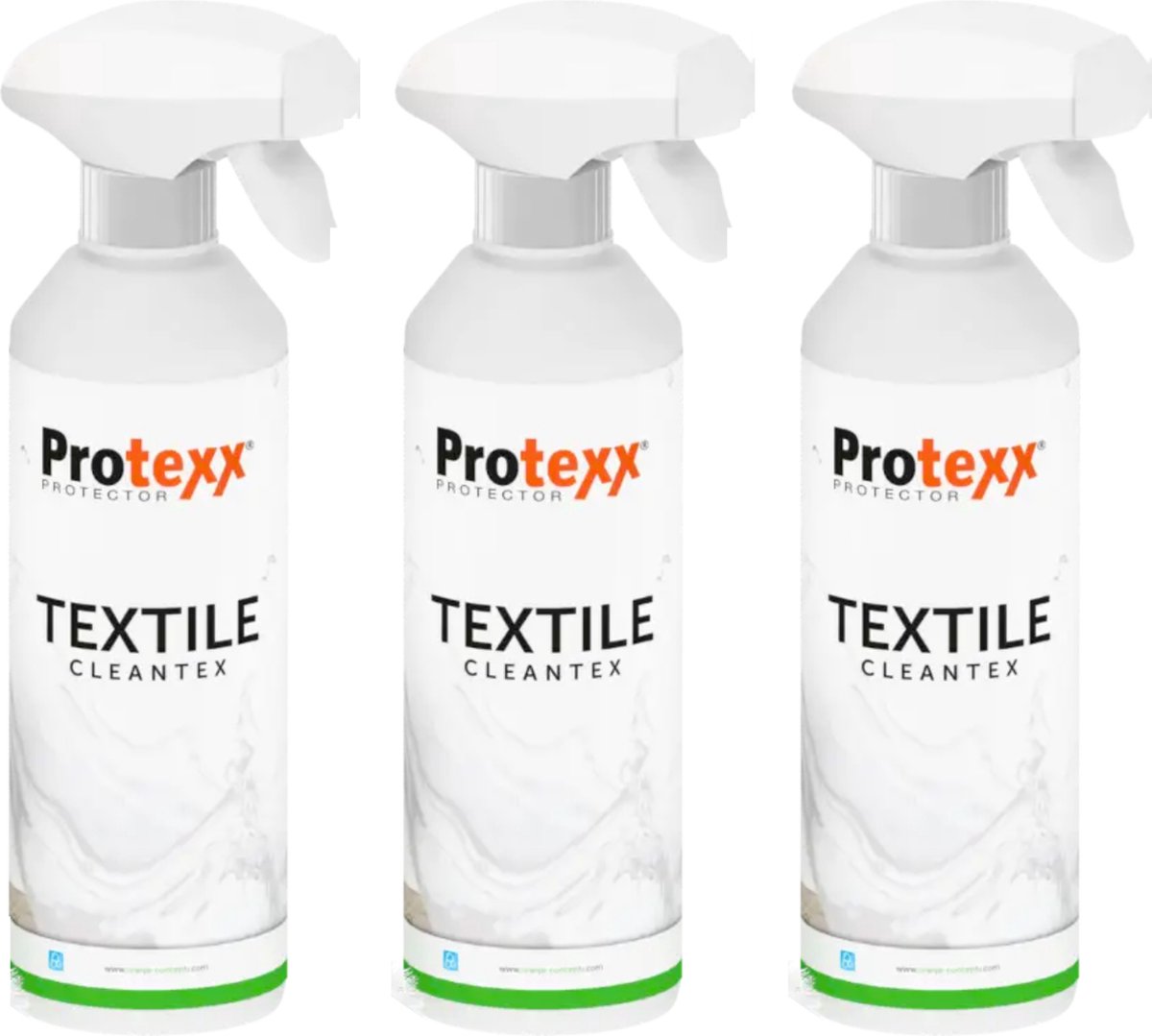 3x Protexx Textile Cleantex - 500ml (1500ml) - 