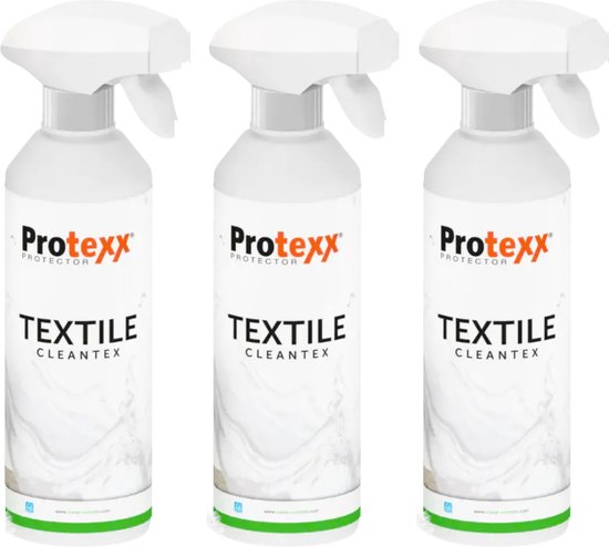 3x Protexx Textile Cleantex - 500ml (1500ml)