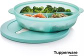 Tupperware Essentials Store Serve & Go Lunch Box avec 3 compartiments séparés et couvercle 28 cm - 1,4 L