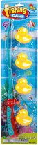 Hengelspel/eenden vangen kermis spel - voor kinderen - badeendjes - bad speelgoed
