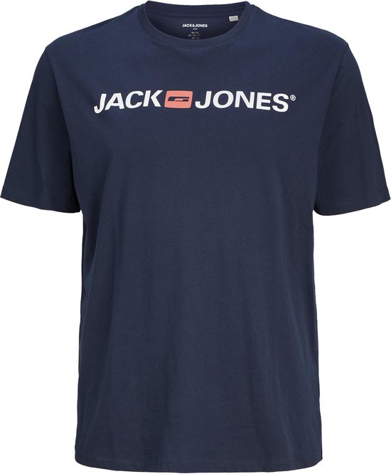 JACK&JONES PLUS JJECORP LOGO TEE SS CREW NECK NOOS PLS Heren T-shirt - Maat EU6XL US4XL