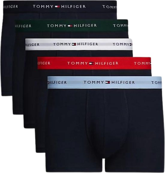 Tommy Hilfiger 5-Pack - Boxers pour hommes - Boxers - Combi noir - S.