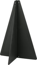 Seilflechter Kegel - 43 x 33cm - Zwart