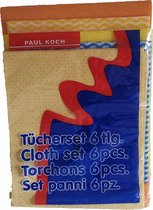 Paul Koch schoonmaakdoeken 6 delig