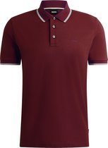 BOSS Parlay regular fit polo - pique - rood - Maat: 4XL