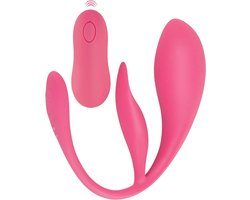 Sweet Smile Dubbel Plezier Vibrerende Eitje Zeer Flexibel met Afstandsbediening