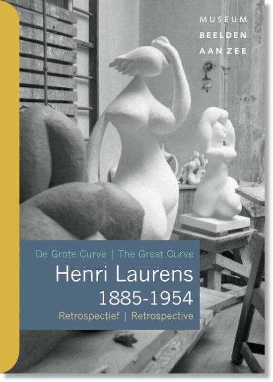 Boekomslag 'Henri Laurens 1885-1954 De Grote Curve', met sculpturen.
