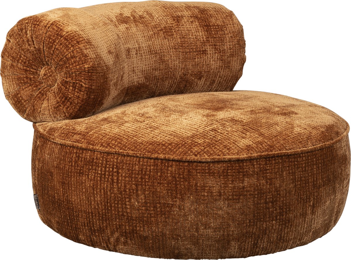 Dutchbone Tilbury Loungestoel Burned Orange - Oranje