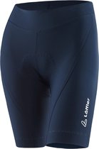 Loeffler fietsbroek kort W Bike Tights Hotbond® Dark Blue voor dames - Blauw