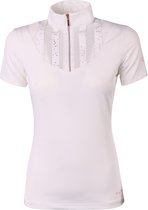 Harry's Horse - Wedstrijdshirt EQS Burgundy - maat L - white