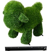 Grasdier-staand schaap vier benen 25 cm-grasfiguur-tuinknuffel-grasdieren-kunstgras-grasfiguur tuindecoratie-
