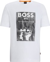 Boss Ticket 10260073 T-shirt Met Korte Mouwen Wit XL Man