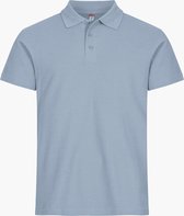 Clique Basic Polo - Zachtblauw - Maat XL