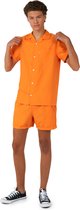 OppoSuits Tiener The Orange - Jongens Zomer Set - Bevat Shirt En Shorts - Oranje - Maat: EU 146/152 - 12 Jaar