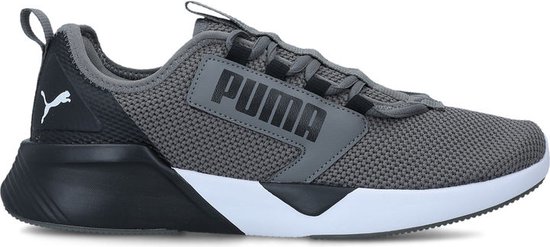 Puma Retaliate - Taille 44,5 - Grijs Wit Zwart - Baskets pour femmes Homme
