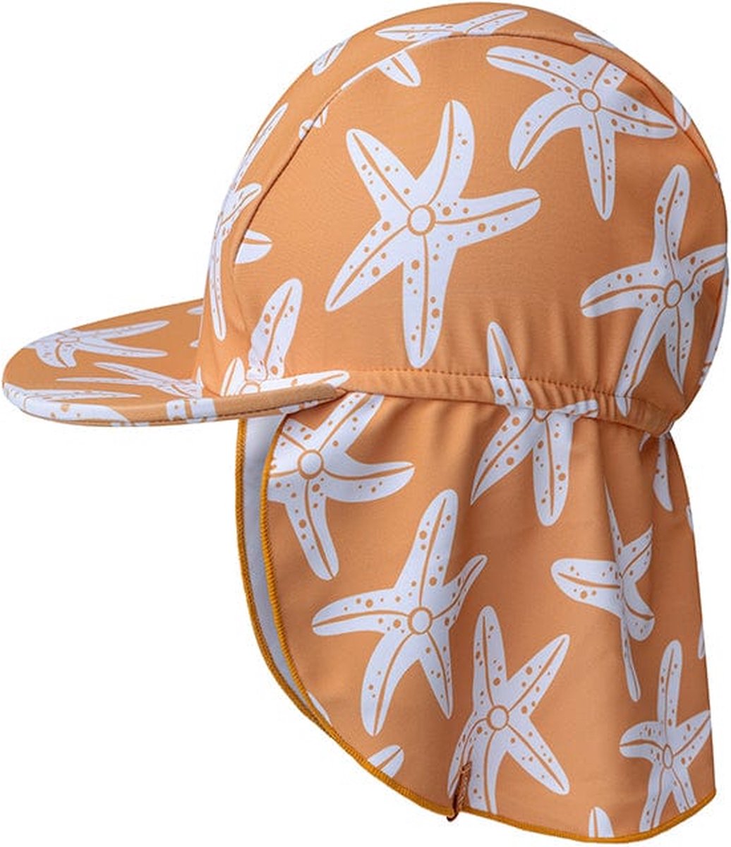 Swim Essentials | Oranje Zeesterren UV Zonnepetje 2-4 jaar