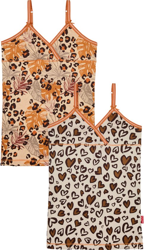 Claesen's® - Singlet 2 Pack - Safari - 95% Katoen - 5% Lycra