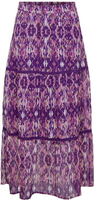 Only Rok Onlviva Life Maxi Skirt Ptm 15314981 Purple Magic/ethnic Reb Dames Maat - S