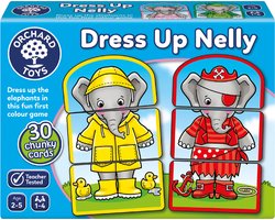 Orchard Toys - Dress Up Nelly - Kleed de olifant aan - zoek kleuren bij elkaar - vanaf 2 jaar