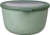 Multi Bowl Cirqula Round - Bewaardoos met deksel - Geschikt als luchtdichte bewaardoos voor de koelkast, magnetronschalen & als voedselbewaarcontainers - 2000 ml - Nordic Salie