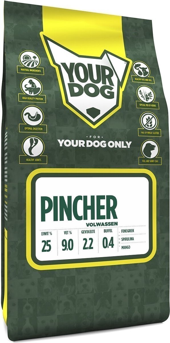 Yourdog Yourdog Pincher Rasspecifiek Adult Hondenvoer 6kg | Hondenbrokken