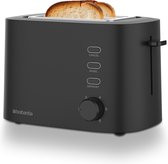 Bol.com Brabantia Broodrooster - 980 Watt - 6 Roosterstanden - Toaster met Snoeropbergruimte - BBEK1027 aanbieding