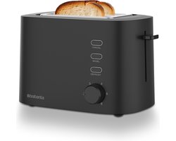 Brabantia Broodrooster - 980 Watt - 6 Roosterstanden - Toaster met Snoeropbergruimte - BBEK1027 Brabantia Broodrooster - 980 Watt - 6 Roosterstanden - Toaster met Snoeropbergruimte - BBEK1027